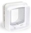 Dvířka SureFlap DualScan s mikročipem pro kočky-bílá