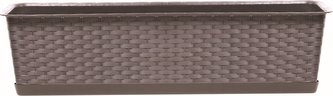 Truhlík s miskou 40 cm mocca Ratolla Case