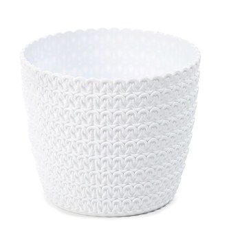 Plastový květináč Magnolia Jersey 160 mm, bílý