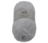 Příze SAMET - bílá - 100g / 100 m