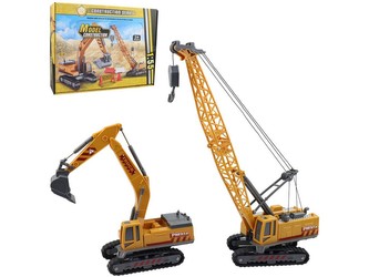 Jeřáb nebo bagr - pásový, volná kola, 26,5 cm