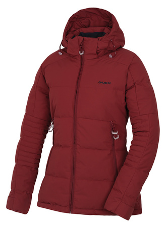 Dámská plněná zimní bunda Norel L tl. bordo - XL
