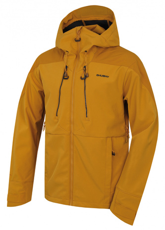Pánská softshell bunda Sevan M horčicová - XL