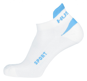Ponožky Sport bílá/modrá - L (41-44)