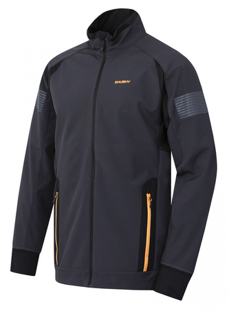 Pánská softshell bunda Scooby M tm. šedá - M