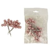 Dekorace sv.růžové, 48ks/bal.