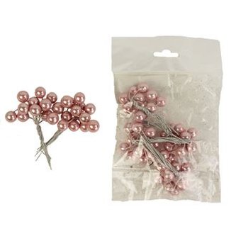 Dekorace sv.růžové, 48ks/bal.