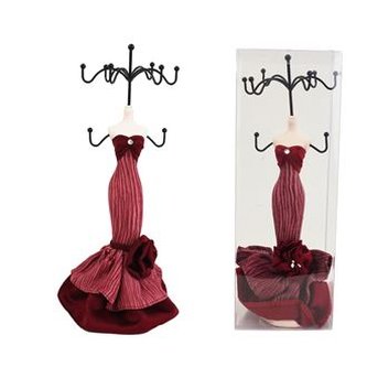 Stojánek na šperky červený