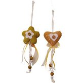 Dekorace látková, sada 2 ks  X0156