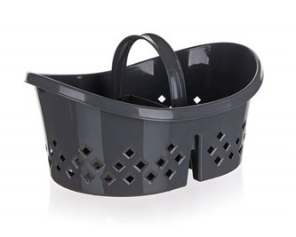 BRILANZ Organizér úklidový plastový, antracit 33 x 23 x 18cm