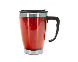 BANQUET Hrnek cestovní AVANZA 350 ml, červená BANQUET Hrnek cestovní AVANZA 350 ml, červená