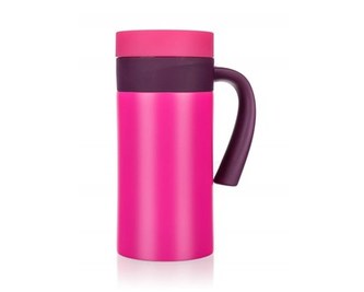 BANQUET Hrnek cestovní GREG 360 ml, růžový