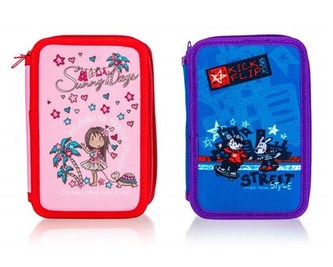 STINGRAY Penál 20,5 x 12,5 x 7 cm, 3 patro, naplněný