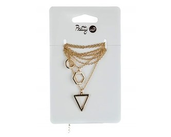 Řetízek s přívěskem PRETTY UP 100 cm, geometric, mix dekorů