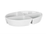 BANQUET Sada misek BIANCA 19 x 13 x 4 cm, 4 + 1 ks