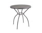 HAPPY GREEN Stůl zahradní ocelový ROUND dia 70 x 72 cm