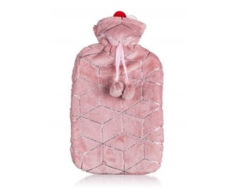 CALME Láhev zahřívací termofor CUBE 2 l, růžová