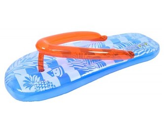 Lehátko nafukovací 165 x 70 cm, pantofle