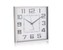 HOME DECOR Hodiny nástěnné 28,3 x 28,3 x 4,1 cm, bílé