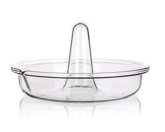 SIMAX Pekáč skleněný na kuře s trnem pr. 24 x 13 cm