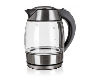 ACTIVER Konvice skleněná GLACY 1,8 l s LED podsvícením, 1850-2200W, otočná o 360st.