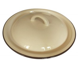 BANQUET Poklice smaltovaná 20x3 cm, béžová BANQUET Poklice smaltovaná 20x3 cm, béžová