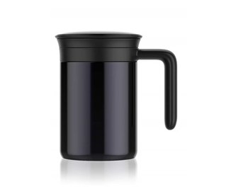 BANQUET Termohrnek nerezový PHASE 480 ml, černý