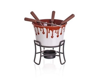 BANQUET Sada fondue na čokoládu CHOCO DARK, 6 ks