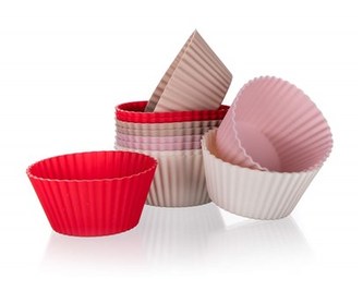 BANQUET Sada silikonových košíčků CULINARIA Red 6 cm, 12 ks