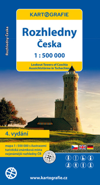 Rozhledny Česka 1:500 000 Rozhledny Česka 1:500 000