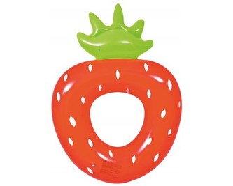 Kruh nafukovací 76 x 101 cm, jahoda