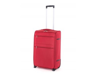 PRETTY UP Kufr cestovní TEX15, střední, červený