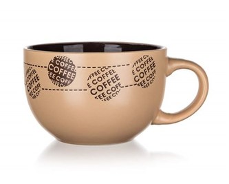 BANQUET Hrnek keramický jumbo COFFE 660 ml, krémový