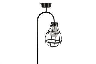 Solární LED lampa Lomax černá 90 cm