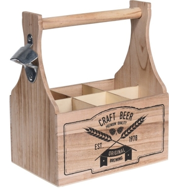 Nosič na pivní lahve A, 26x15,5x27,5 cm