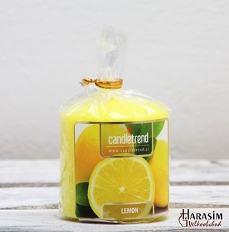 Svíčka válec Lemon 5,5 cm