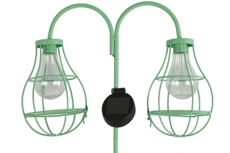 Solární LED lampa Lomax zelená 100 cm