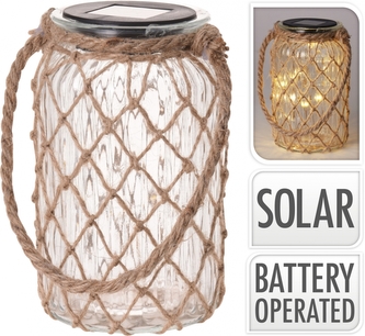 Solární lampa 18,5x11 cm