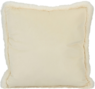 Polštář Holland velvet krém, 45x45x8 cm