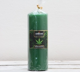 Svíčka válec Smoking Marijuana 16,5 cm