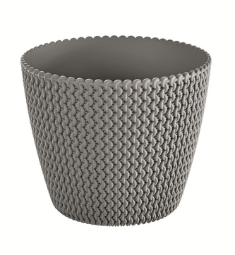 Květináč Splofy 21,8 cm šedý kámen