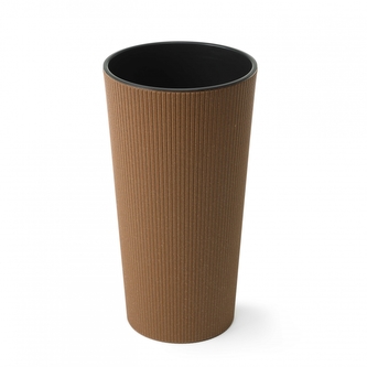 Plastový květináč Lilia Jumper ECO 364 mm, přírodní dřevo Plastový květináč Lilia Jumper ECO 364 mm, přírodní dřevo