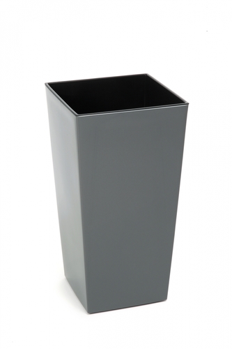 Plastový květináč Finezia 400x400 mm, antracit