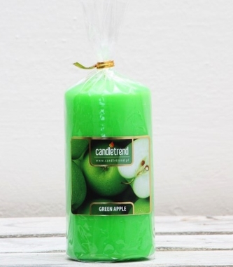 Svíčka válec Green Apple 11 cm