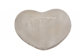 Srdce cement Spomíname 6x12,7x13,5 cm, AKCE 8