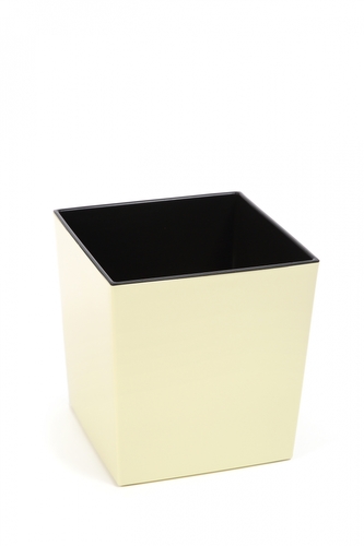 Plastový květináč Juka 400x400 mm, vanilka