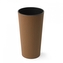 Plastový květináč Lilia Jumper ECO 465 mm, přírodní dřevo