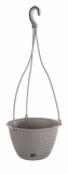 Závěsný květináč Splofy Round W šedý kámen 27 cm
