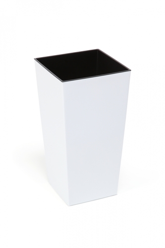 Plastový květináč Finezia 350x350 mm, bílý