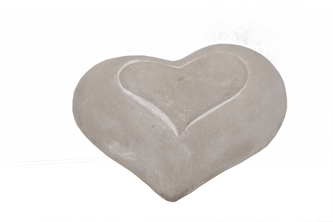 Srdce cement M 5,8x10,2x12 cm, AKCE 4
